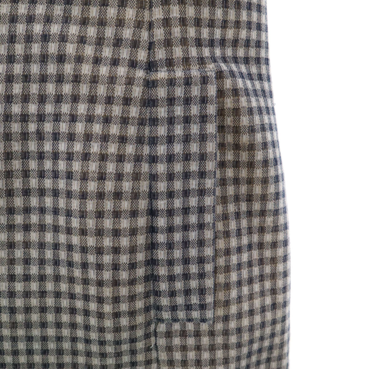 WEEKEND MaxMara ウィークエンドマックスマーラ チェック柄 ボンディング チェスターコート S ネイビー レディース