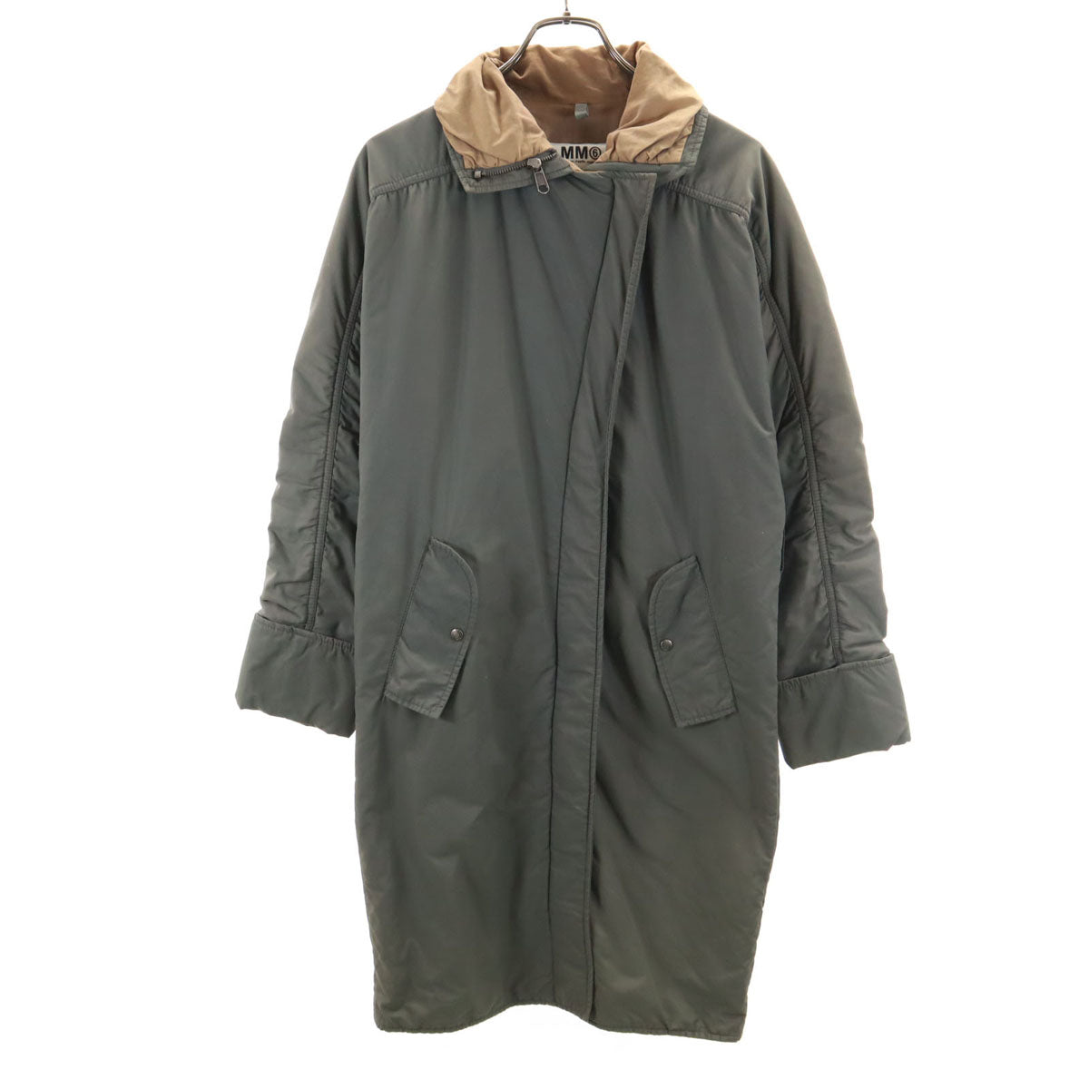 MM6 Maison Martin Margiela エムエムシックス メゾンマルタンマルジェラ イタリア製 中綿コート 38 オリーブグレー系 レディース