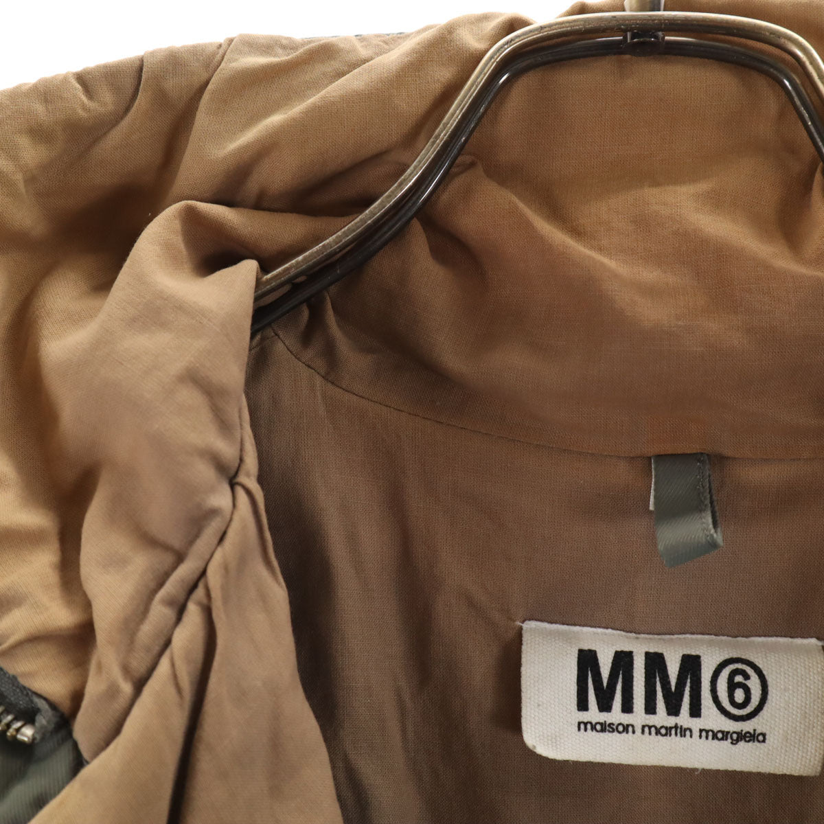 MM6 Maison Martin Margiela エムエムシックス メゾンマルタンマルジェラ イタリア製 中綿コート 38 オリーブグレー系 レディース