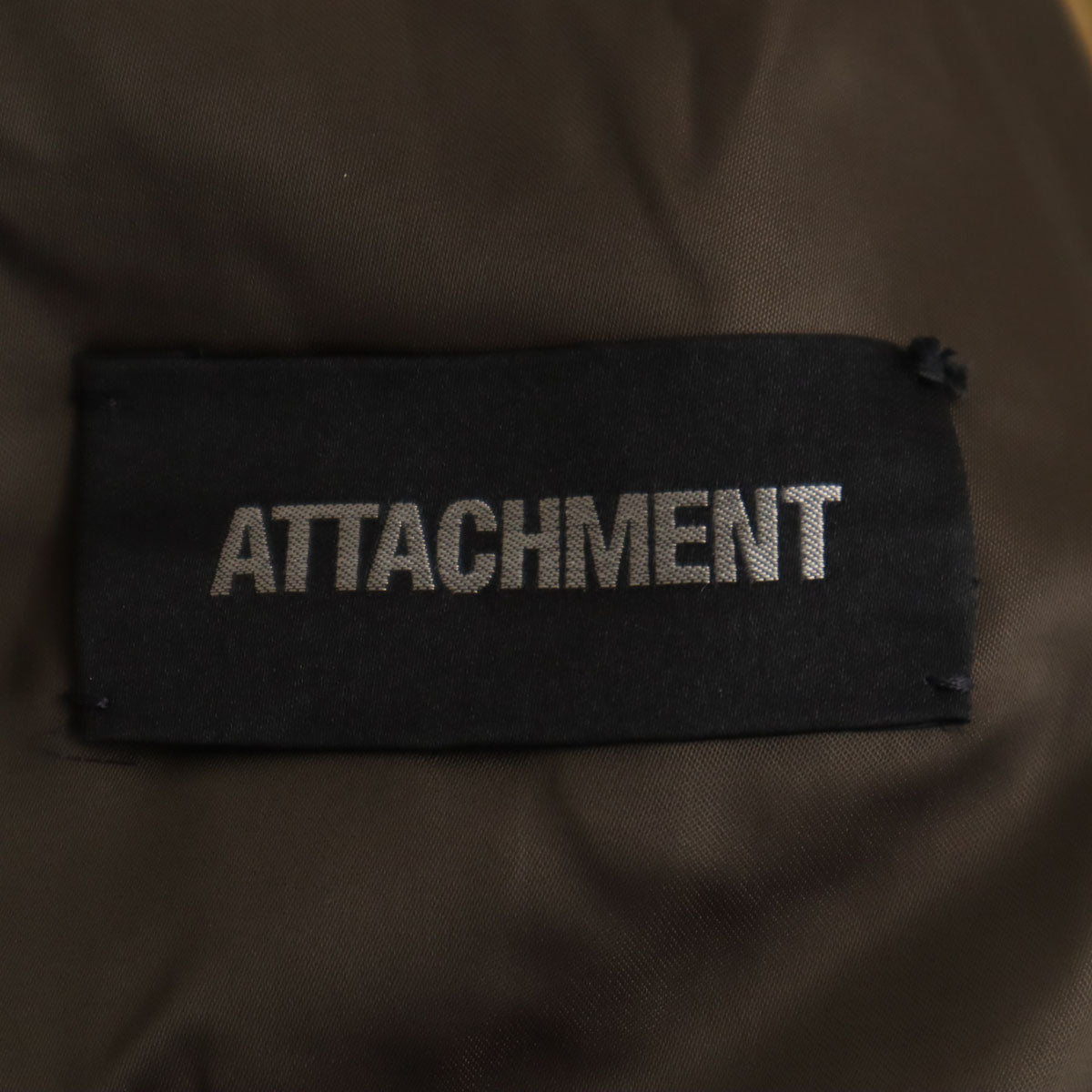 ATTACHMENT アタッチメント 日本製 ダブルサージオフスケール メルトン コート 2 ブラウン メンズ