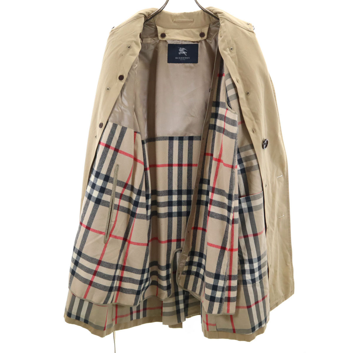 BURBERRY LONDON バーバリーロンドン 日本製 トレンチコート M ベージュ 三陽商会 ベストライナー付き メンズ