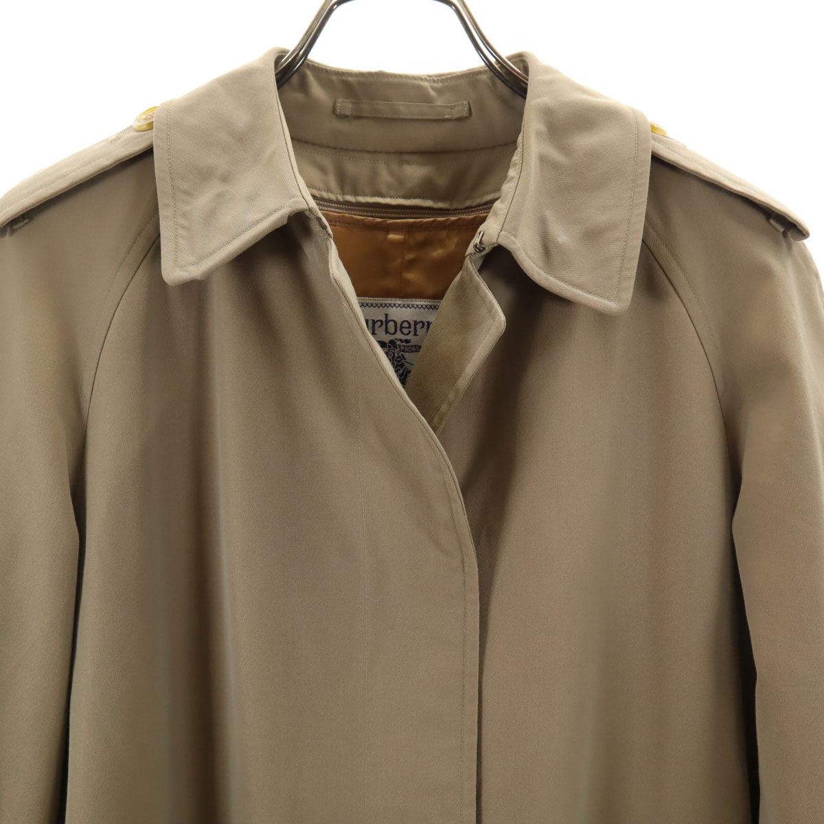 Burberrys バーバリーズ 90s オールド ステンカラーコート 7AB2 ベージュブラウン ベストライナー付き レディース
