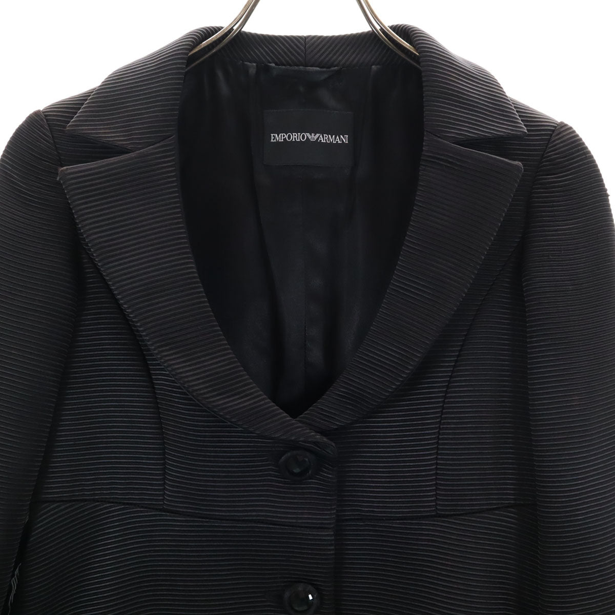 Emporio Armani エンポリオアルマーニ イタリア製 コート 36 ブラック レディース