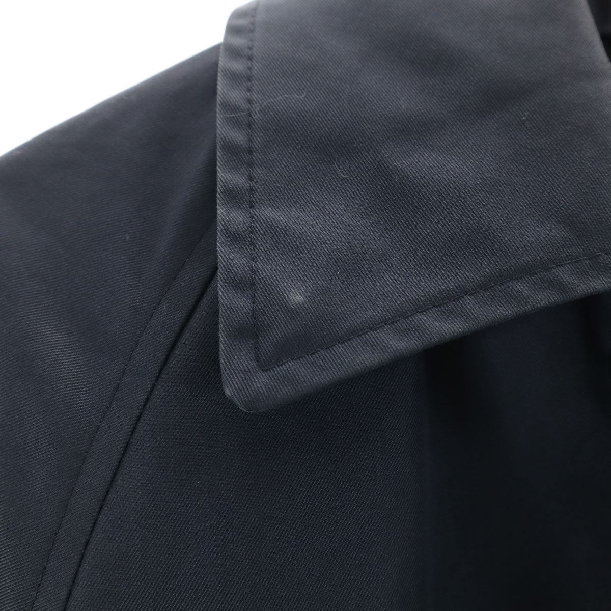 Mackintosh マッキントッシュ スコットランド製 ステンカラーコート 36 ネイビー ベストライナー付き メンズ