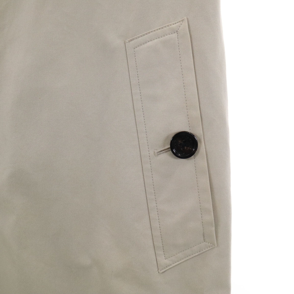 BURBERRY LONDON バーバリーロンドン 日本製 ステンカラーコート M グレージュ ベストライナー付き 三陽商会 メンズ