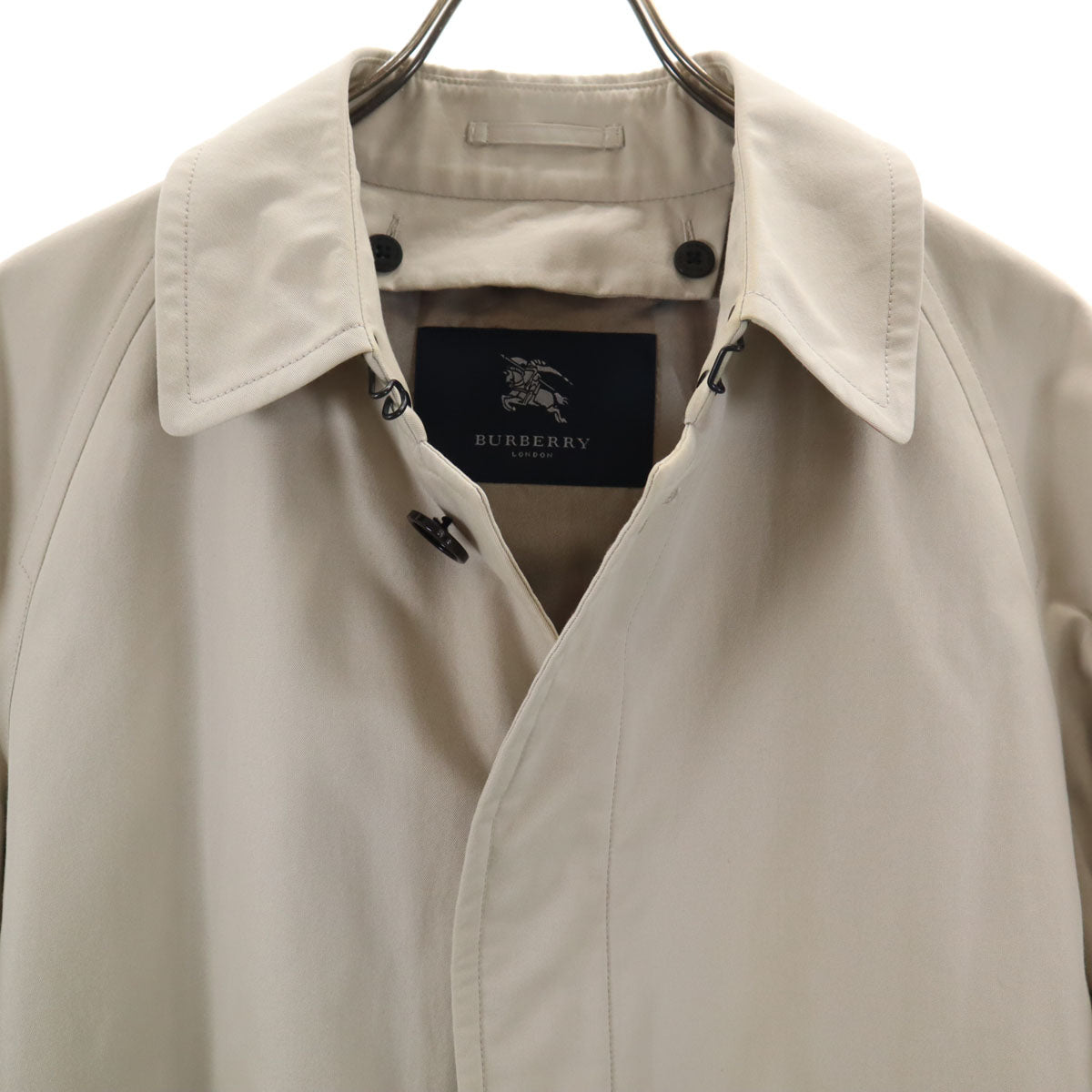 BURBERRY LONDON バーバリーロンドン 日本製 ステンカラーコート M グレージュ ベストライナー付き 三陽商会 メンズ