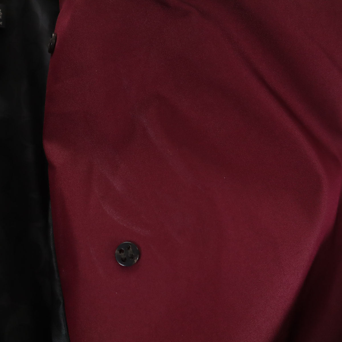 COACH コーチ トレンチコート XS バーガンディ カバー付き レディース