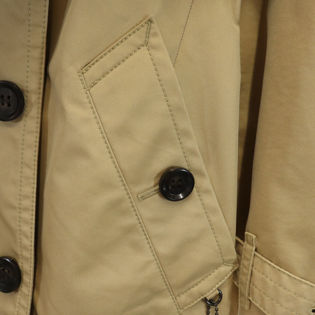 COACH コーチ トレンチコート MP ベージュ レディース