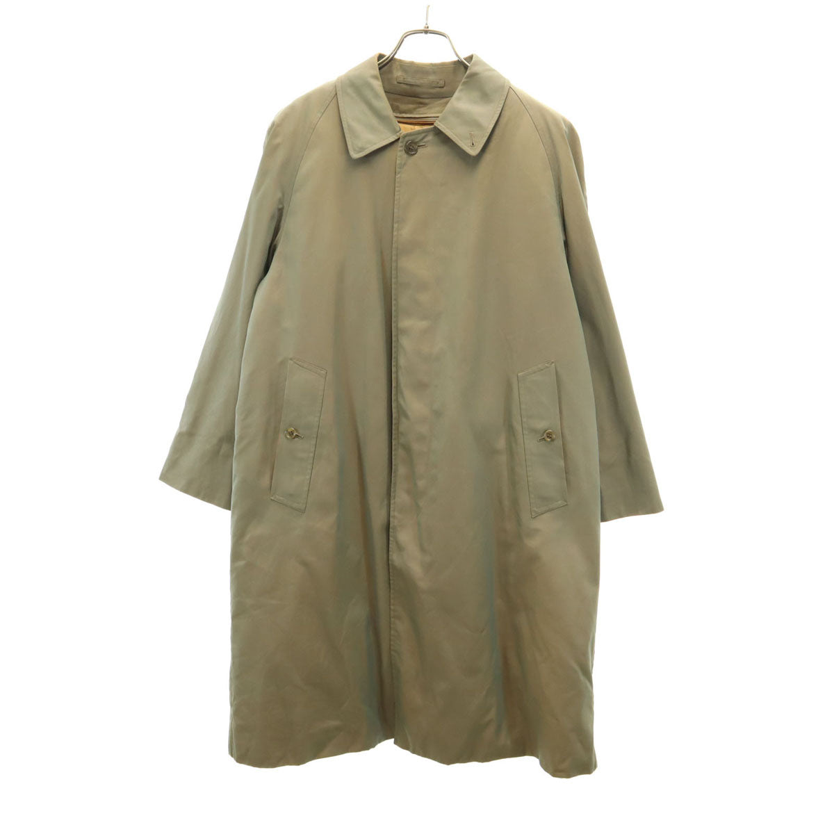 Burberrys バーバリーズ 90s オールド ステンカラーコート 90-165 カーキ系 ライナー付き メンズ