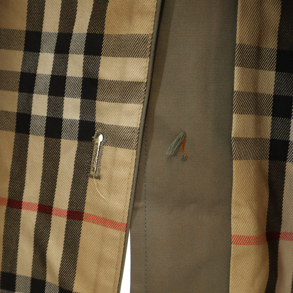 Burberrys バーバリーズ 90s オールド ステンカラーコート 90-165 カーキ系 ライナー付き メンズ