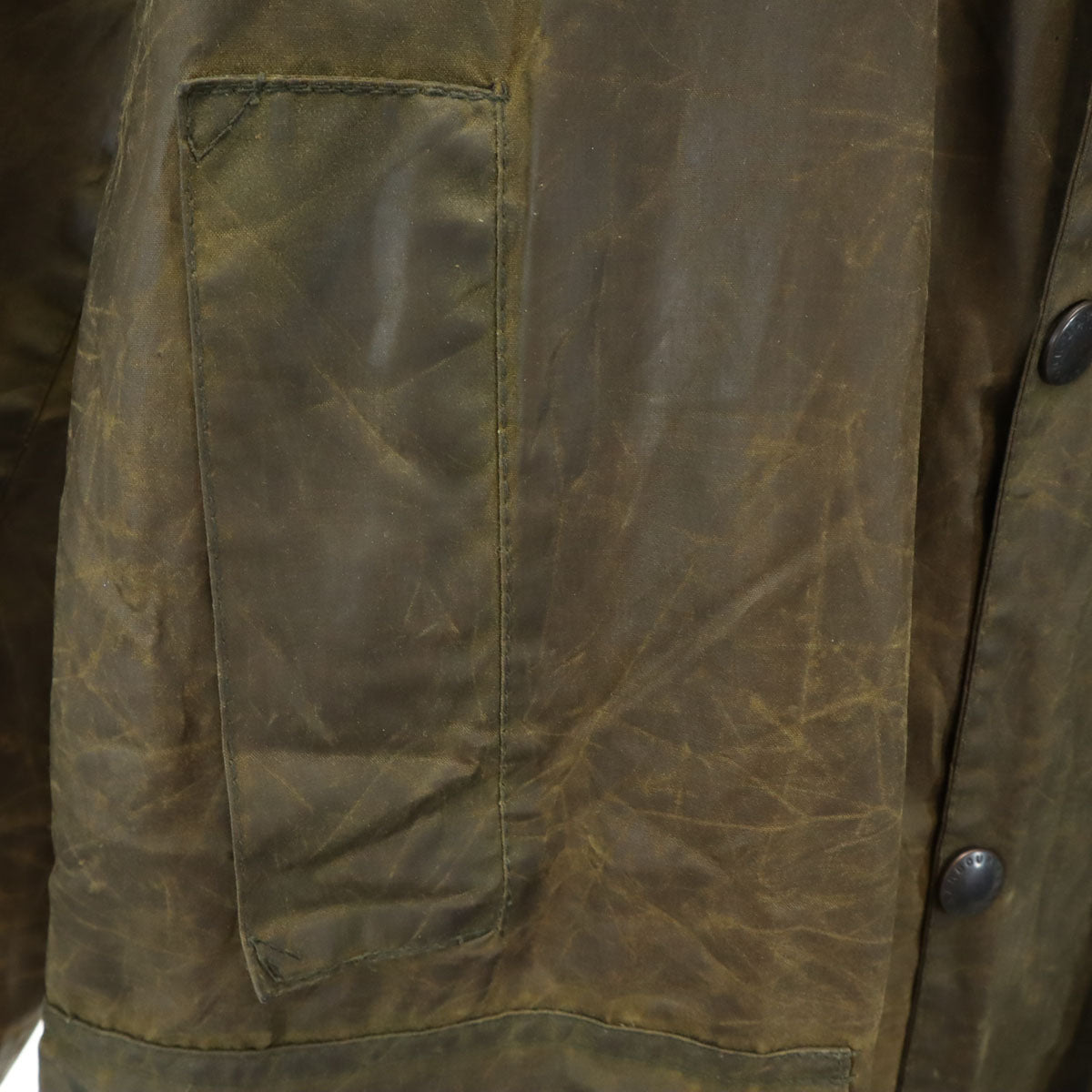 Barbour バブアー 90s 3ワラント ボーダー BORDER オイルドジャケット C36/91CM ブラウン系 メンズ