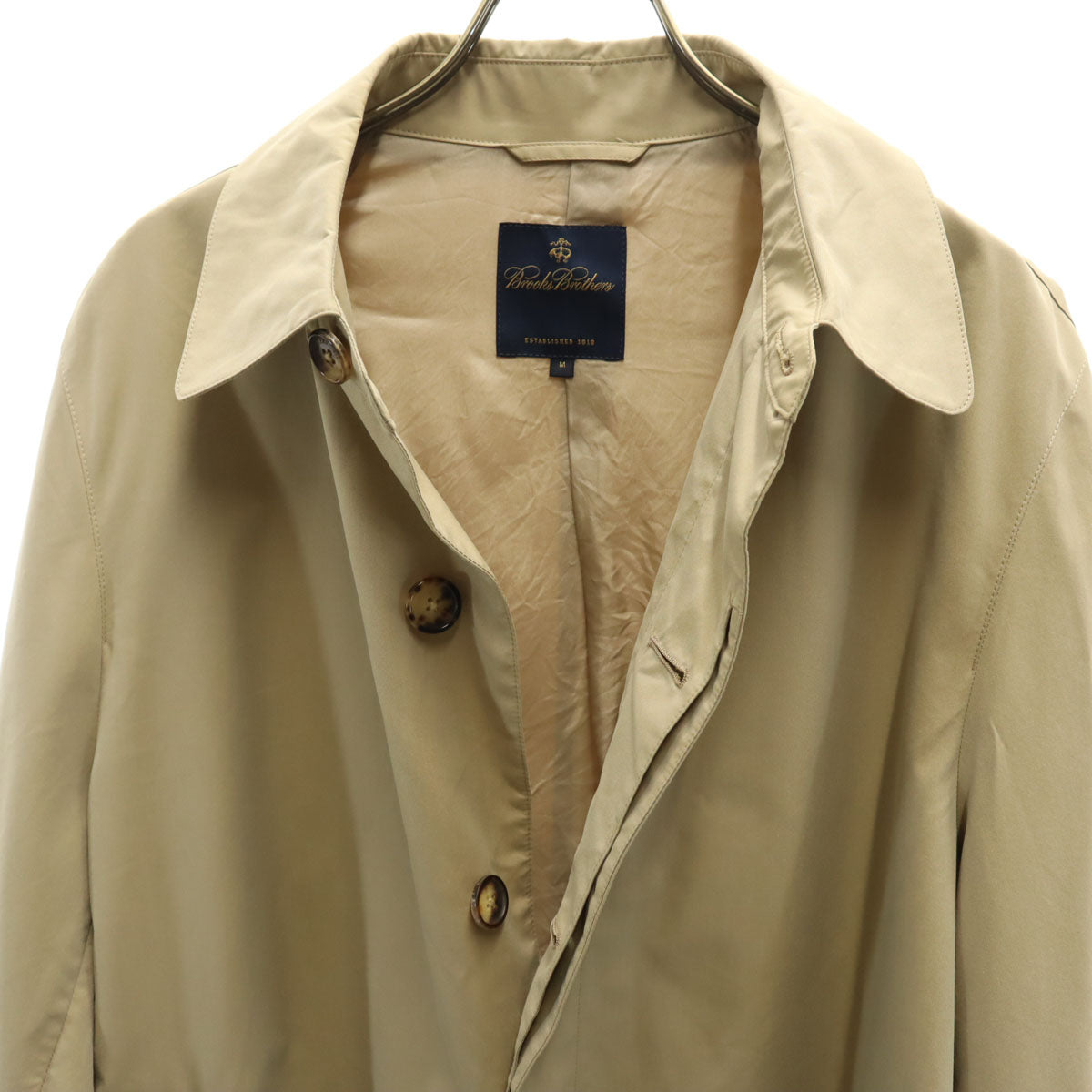 Brooks Brothers ブルックスブラザーズ ステンカラーコート M ベージュ メンズ