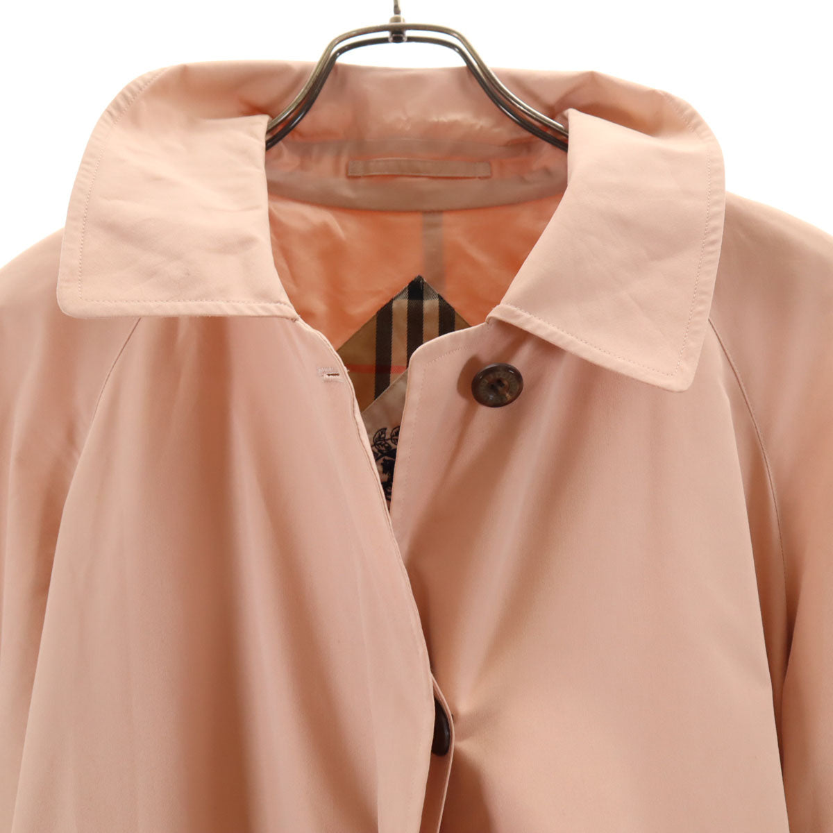 Burberrys バーバリーズ 90s オールド ステンカラーコート 9AR ピンク レディース