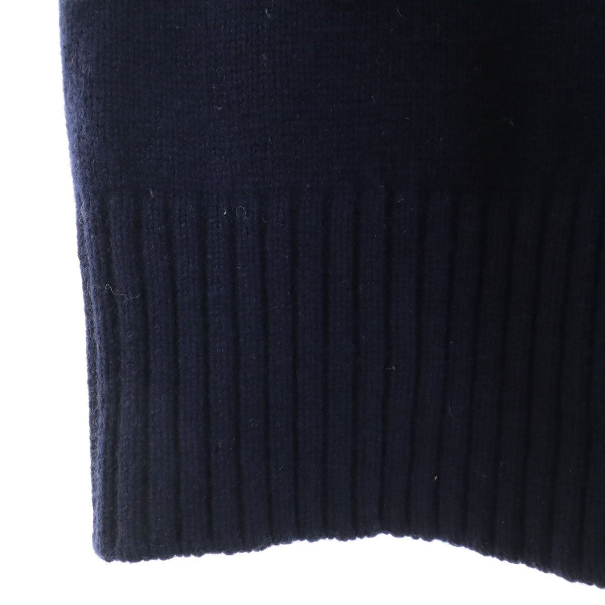 MACKINTOSH PHILOSOPHY マッキントッシュフィロソフィー ウール 長袖 ロング ニットカーディガン 38 ネイビー レディース