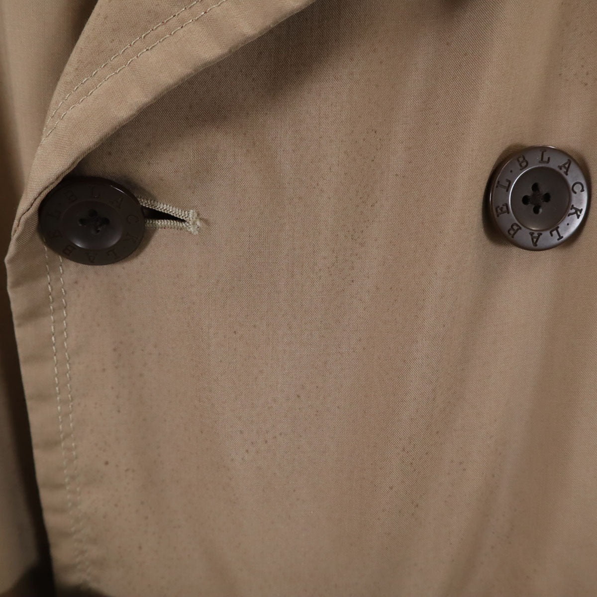 BURBERRY BLACK LABEL バーバリーブラックレーベル 日本製 トレンチコート M ベージュ ベストライナー付き 三陽商会 メンズ