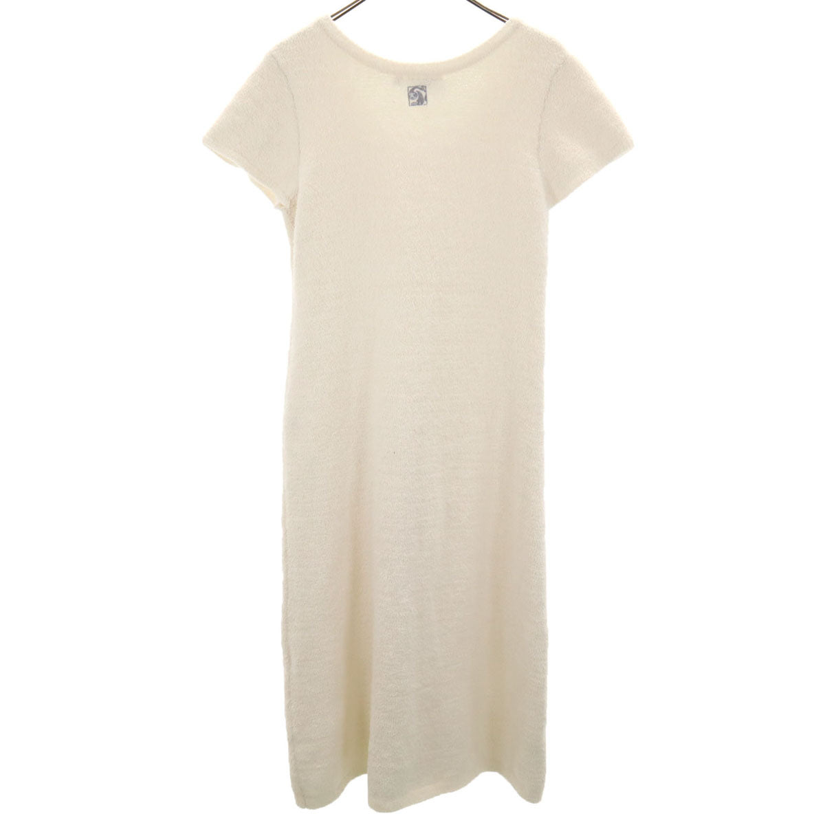 kashwere カシウェア フレンチスリーブ ルームウェア M 白 ふわもこ ワンピース レディース