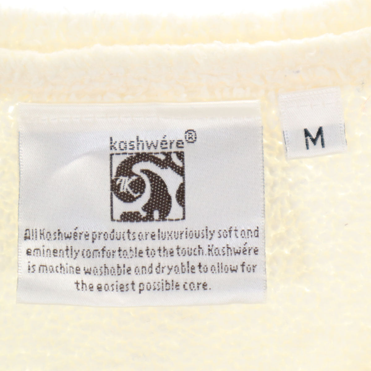 kashwere カシウェア フレンチスリーブ ルームウェア M 白 ふわもこ ワンピース レディース