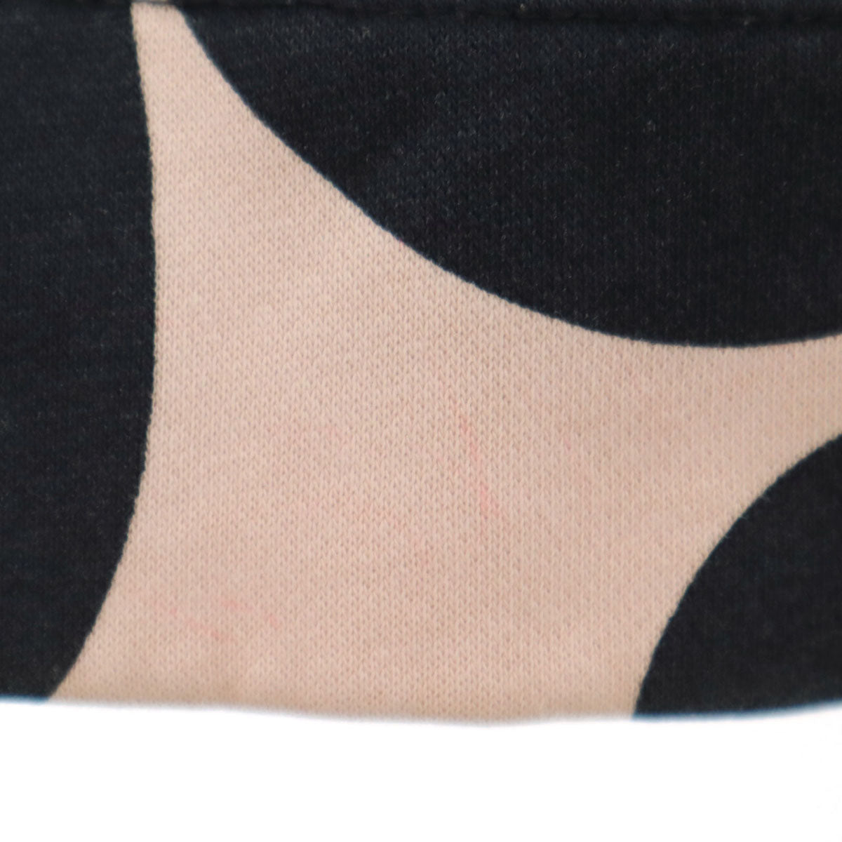 adidas アディダス MARIMEKKO マリメッコ コラボ 総柄 長袖 スウェット ワンピース OT ブラック系 裏起毛 レディース