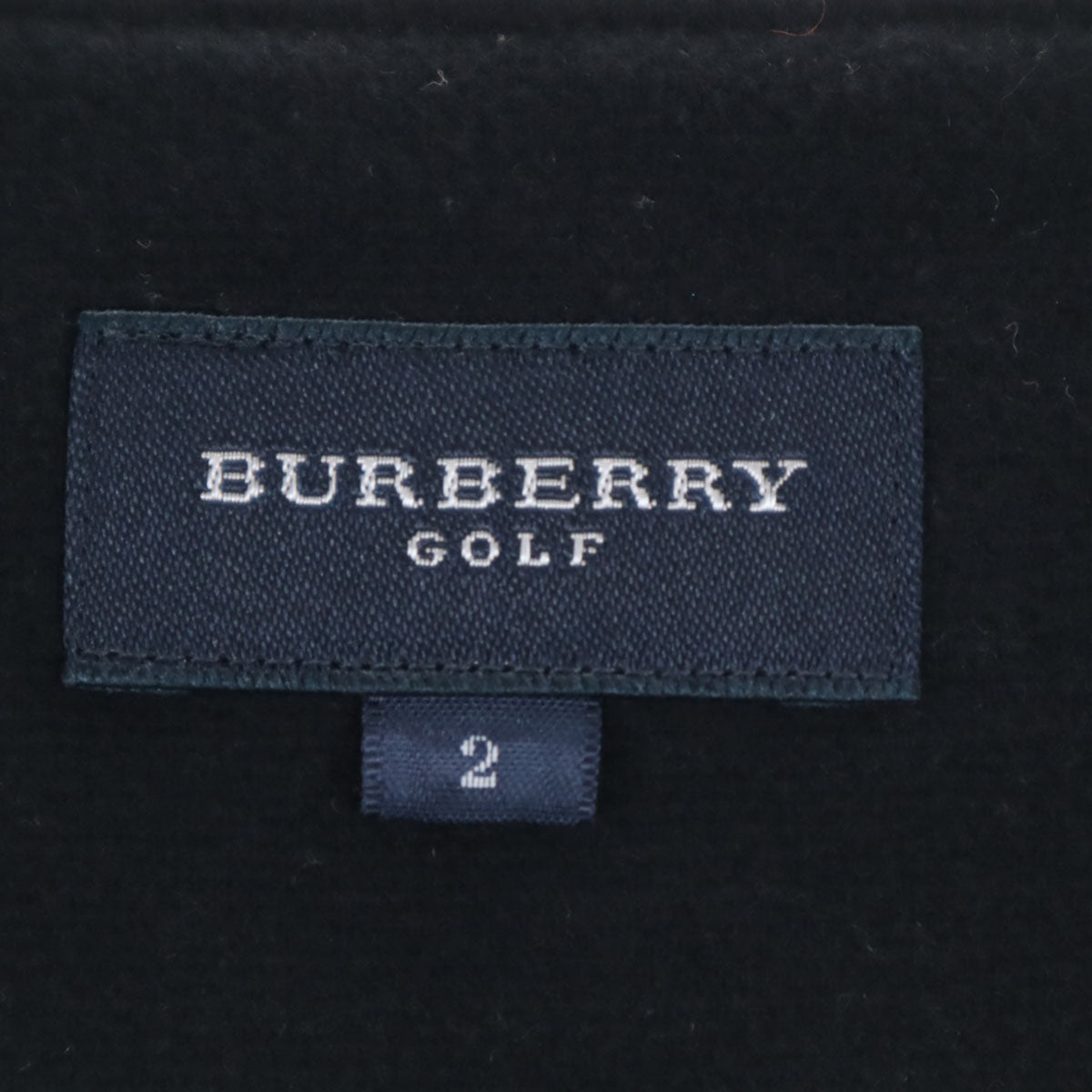 BURBERRY GOLF バーバリーゴルフ 日本製 ゴルフ ノースリーブ ミニワンピース 2 ブラック 三陽商会 レディース
