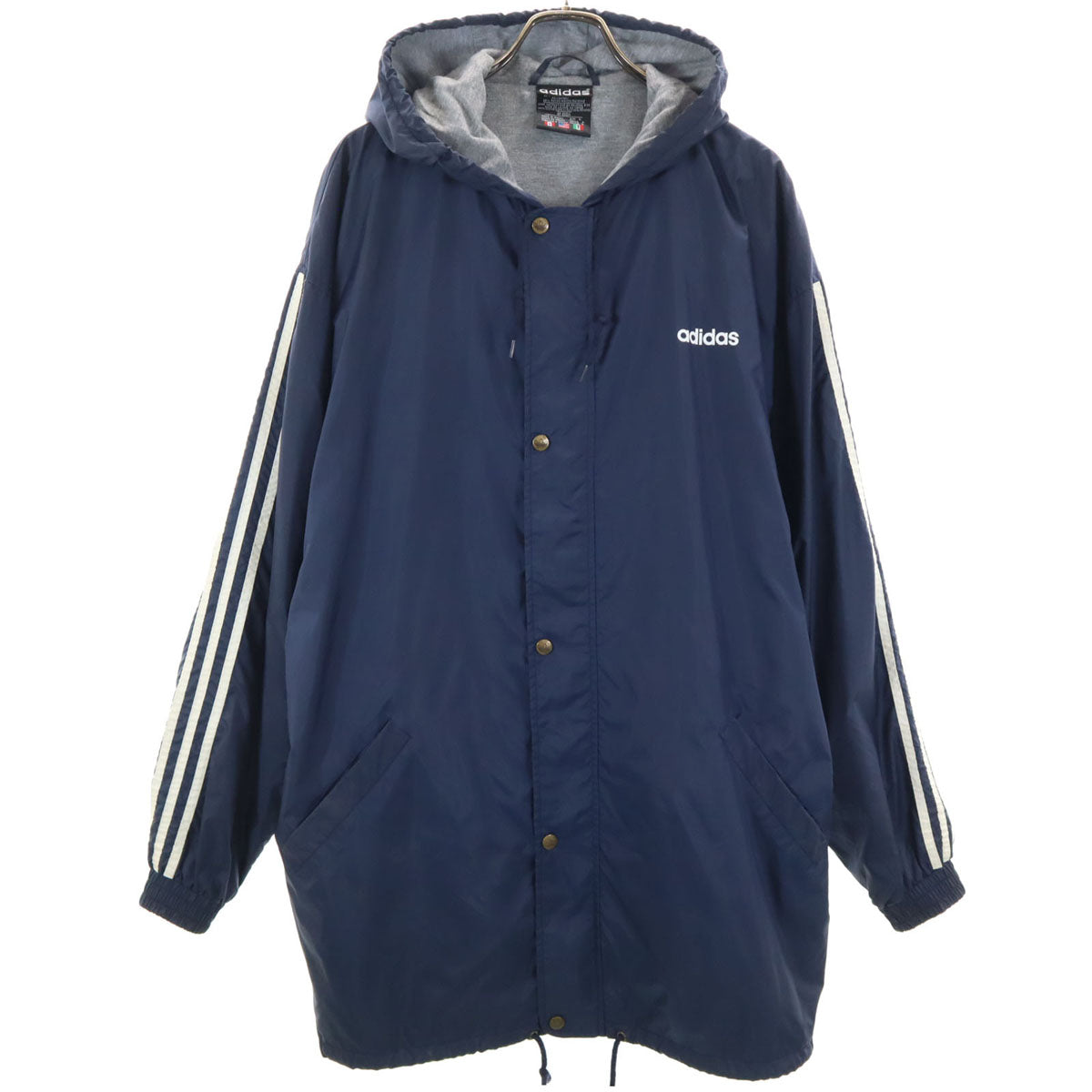 adidas アディダス 90s オールド ベンチコート L ネイビー メンズ