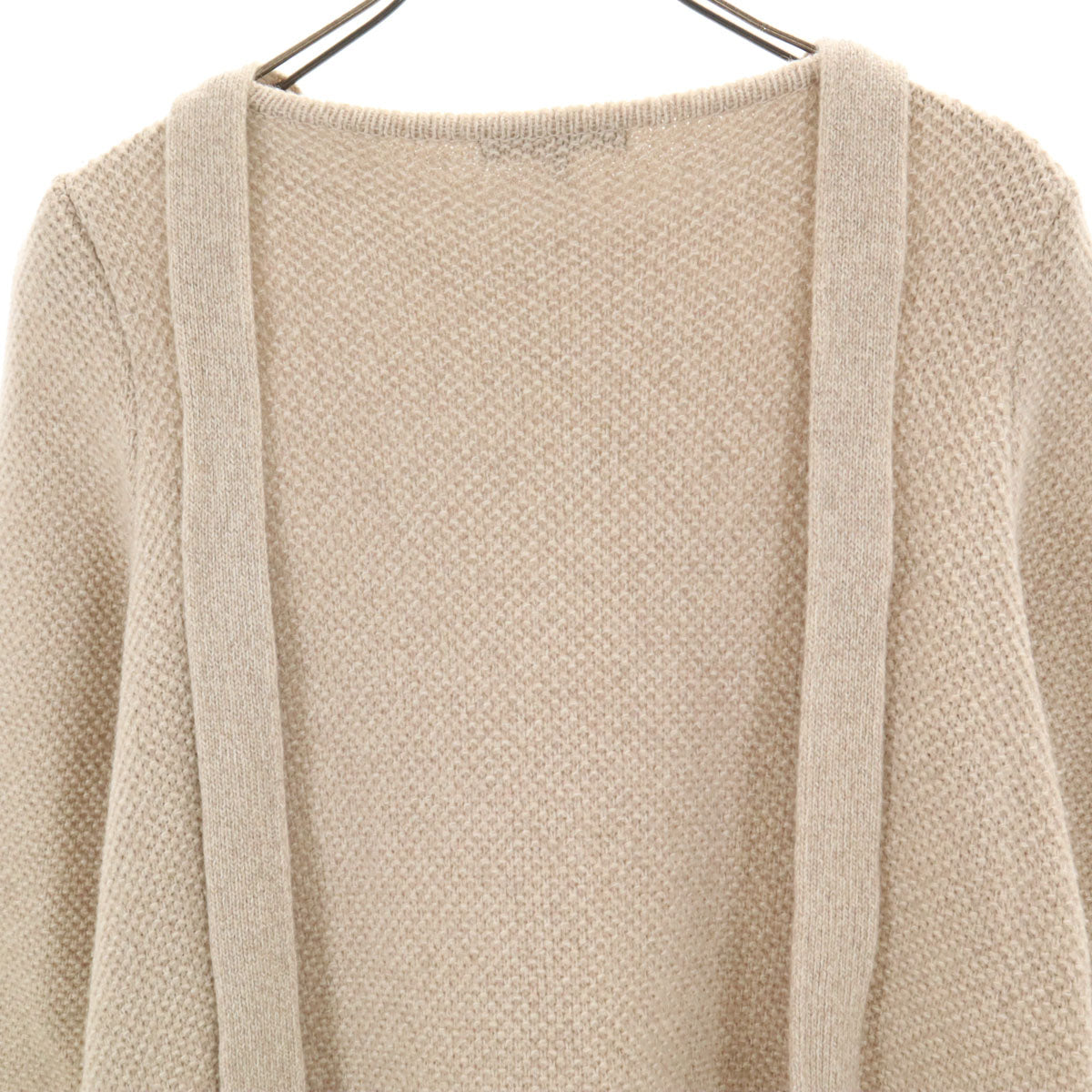 Mackintosh マッキントッシュ 日本製 カシミヤブレンド 長袖 ニット ワンピース 40 ベージュ レディース