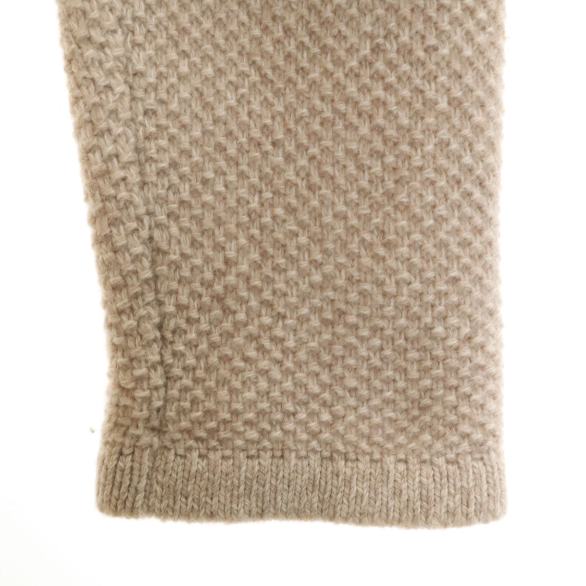 Mackintosh マッキントッシュ 日本製 カシミヤブレンド 長袖 ニット ワンピース 40 ベージュ レディース