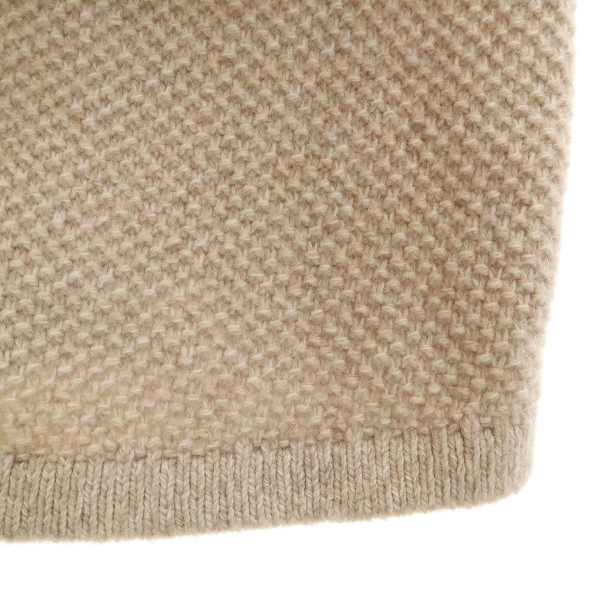 Mackintosh マッキントッシュ 日本製 カシミヤブレンド 長袖 ニット ワンピース 40 ベージュ レディース