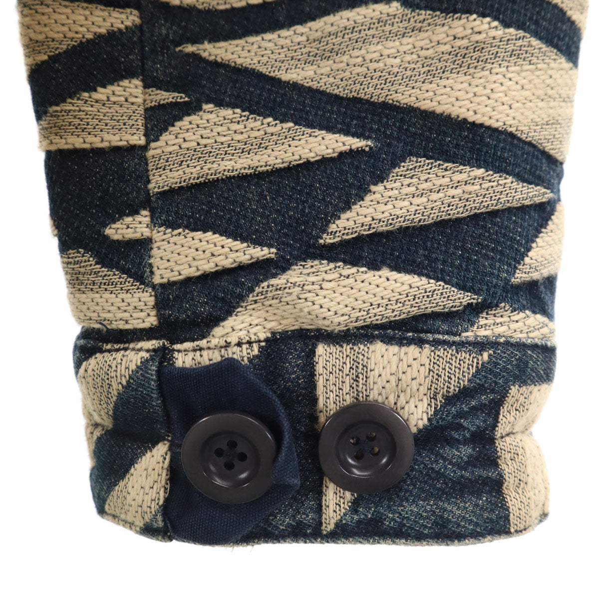 Paul Smith ポールスミス 日本製 総柄 ステンカラーコート S ネイビー系 RED EAR メンズ