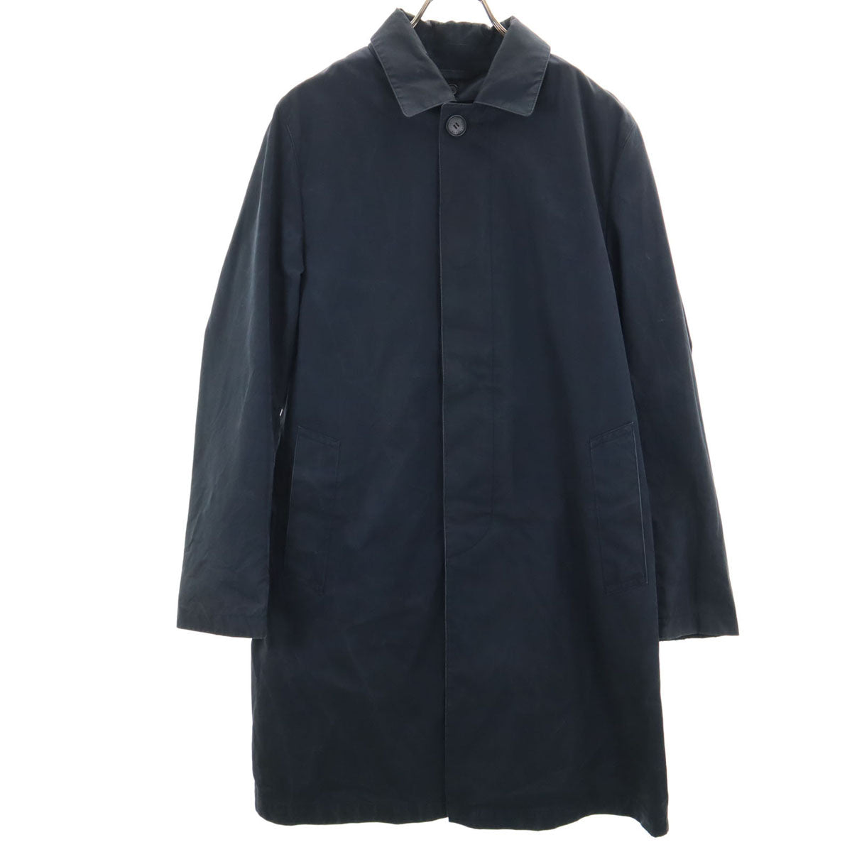 Mackintosh マッキントッシュ 日本製 ライナー付き ステンカラーコート 40 ネイビー メンズ