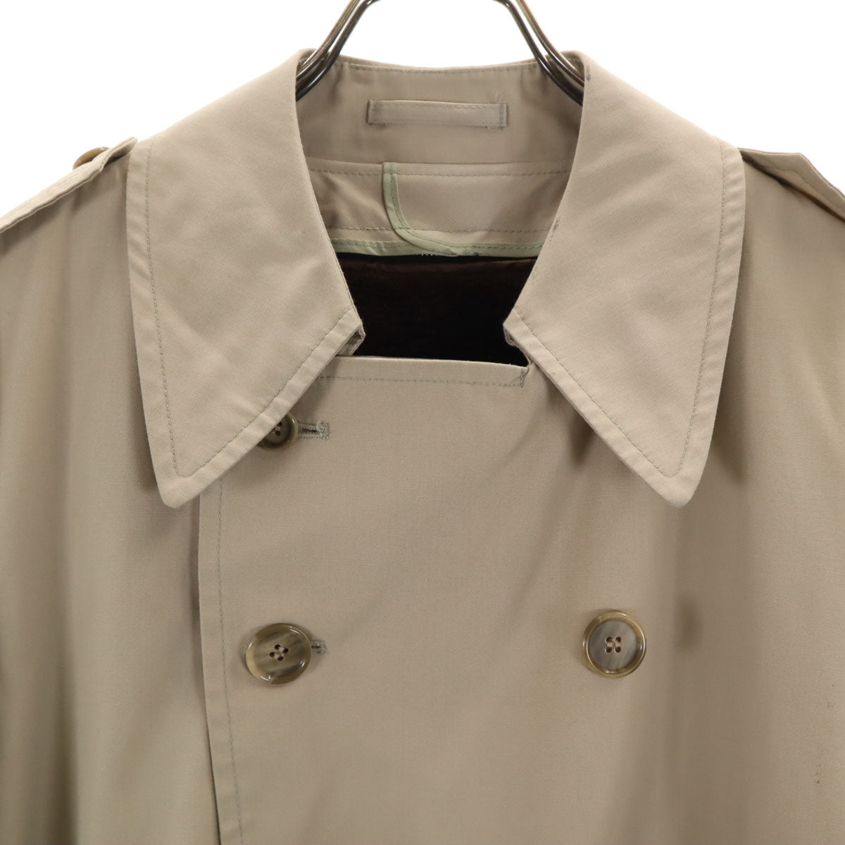 LONDON FOG ロンドンフォグ 70s 80s ヴィンテージ ライナー付き トレンチコート 38 ベージュ メンズ