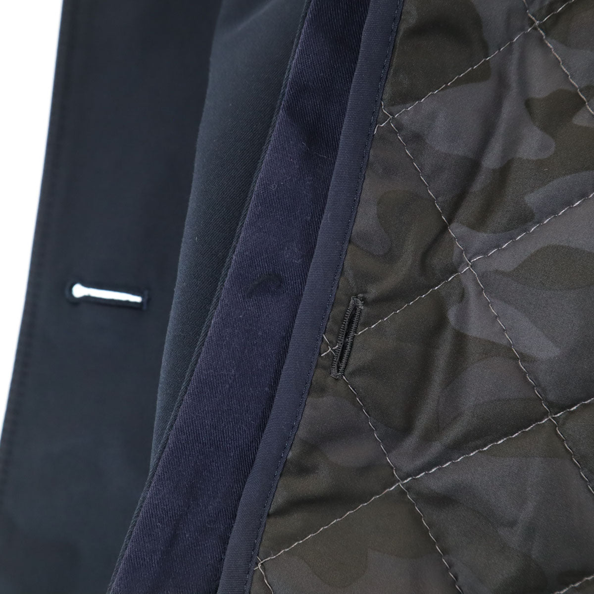 allureville アルアバイル ライナー付き トレンチコート 2 ネイビー メンズ