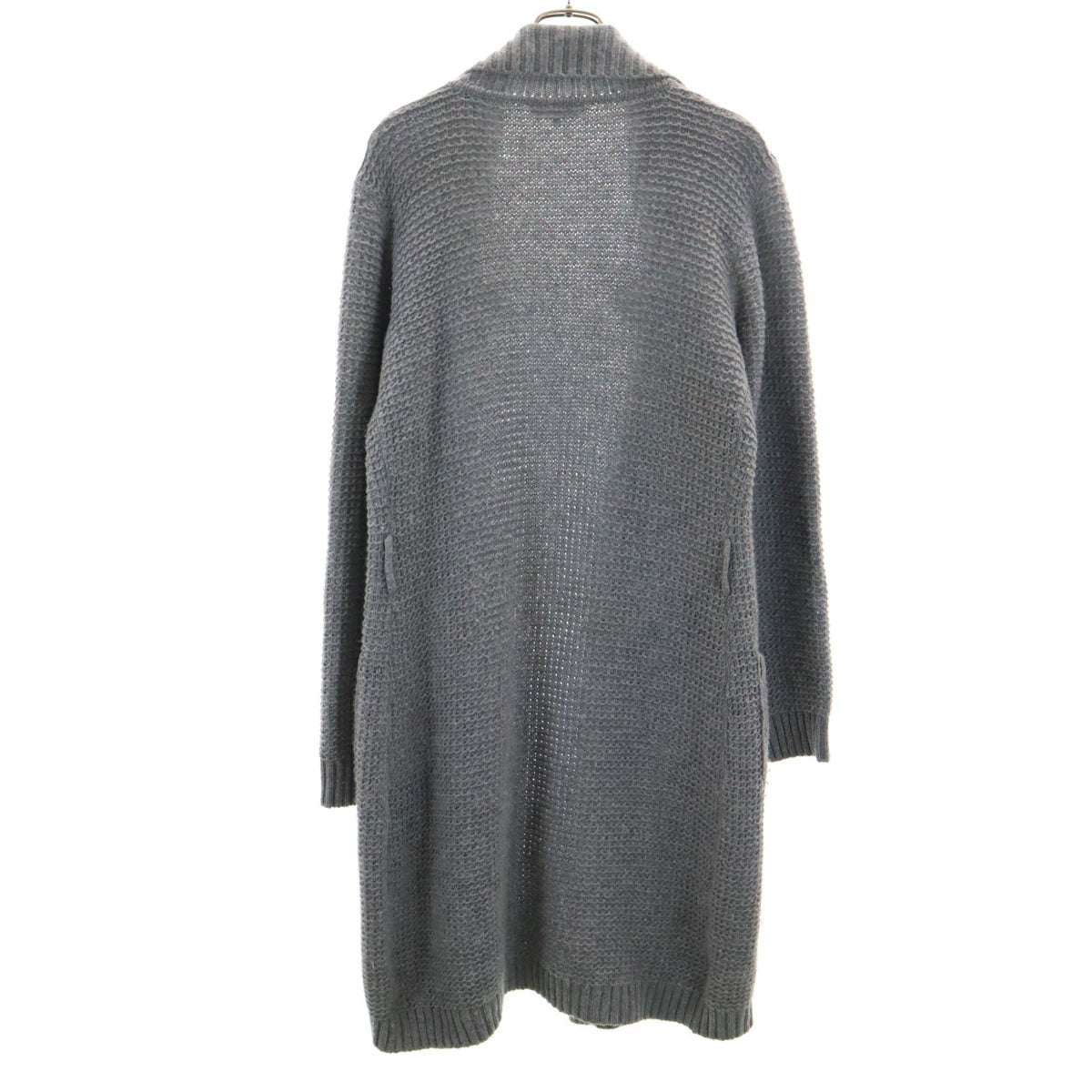 Max Mara WEEKEND LINE マックスマーラ ウィークエンド カシミヤブレンド 長袖 ロング ニットカーディガン L グレー メンズ