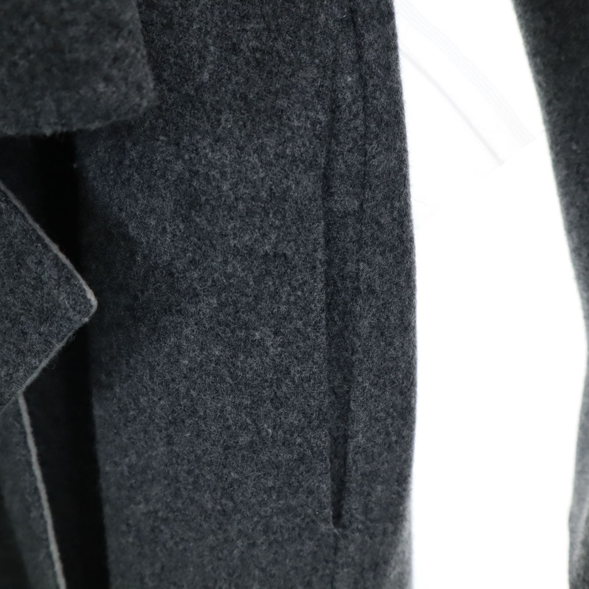 Rene ルネ 日本製 フーディー コート 34 グレー レディース