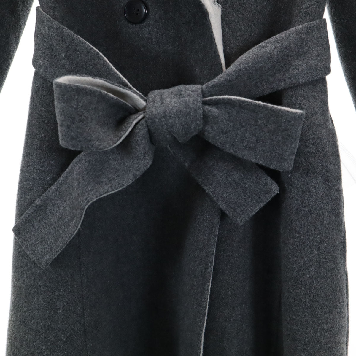 Rene ルネ 日本製 フーディー コート 34 グレー レディース