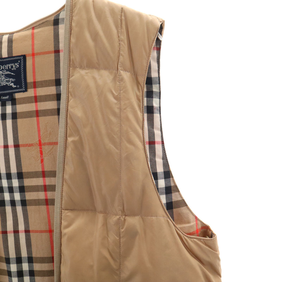 Burberrys バーバリーズ 90s オールド ダウンベスト S ベージュ メンズ