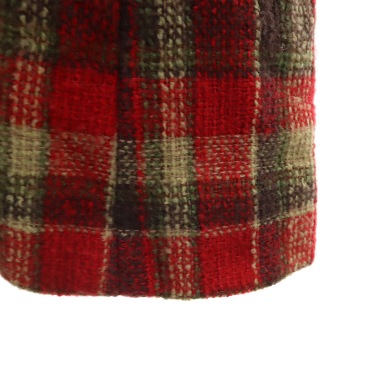 Christian Dior PRET-A-PORTER クリスチャンディオール プレタポルテ 90s オールド チェック柄 ウールコート レッド系 レディース