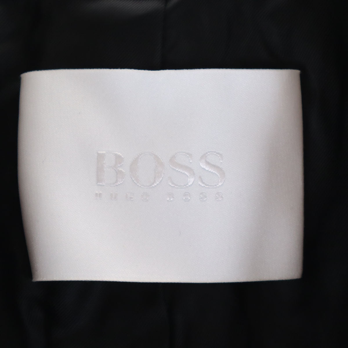 BOSS HUGO BOSS ボスヒューゴボス チェック柄 ロングコート 38 レッド系 レディース