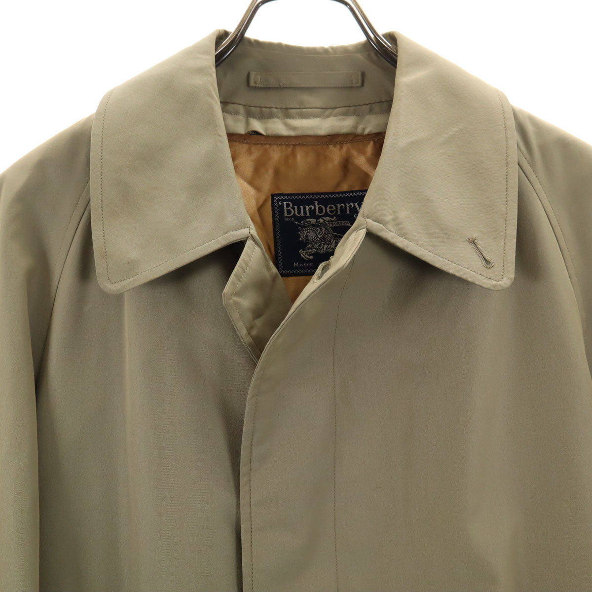 Burberrys バーバリーズ 80s 90s イングランド製 オールド トレンチコート カーキ ライナー付き メンズ