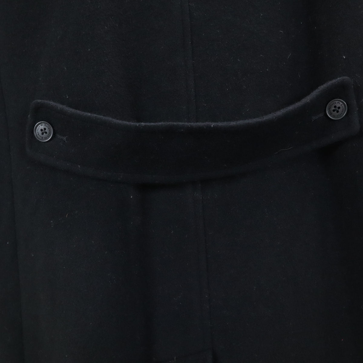 Burberrys バーバリーズ 90s CLASSICS 日本製 ウールブレンド オールド ロングコート M ブラック系 三陽商会 メンズ