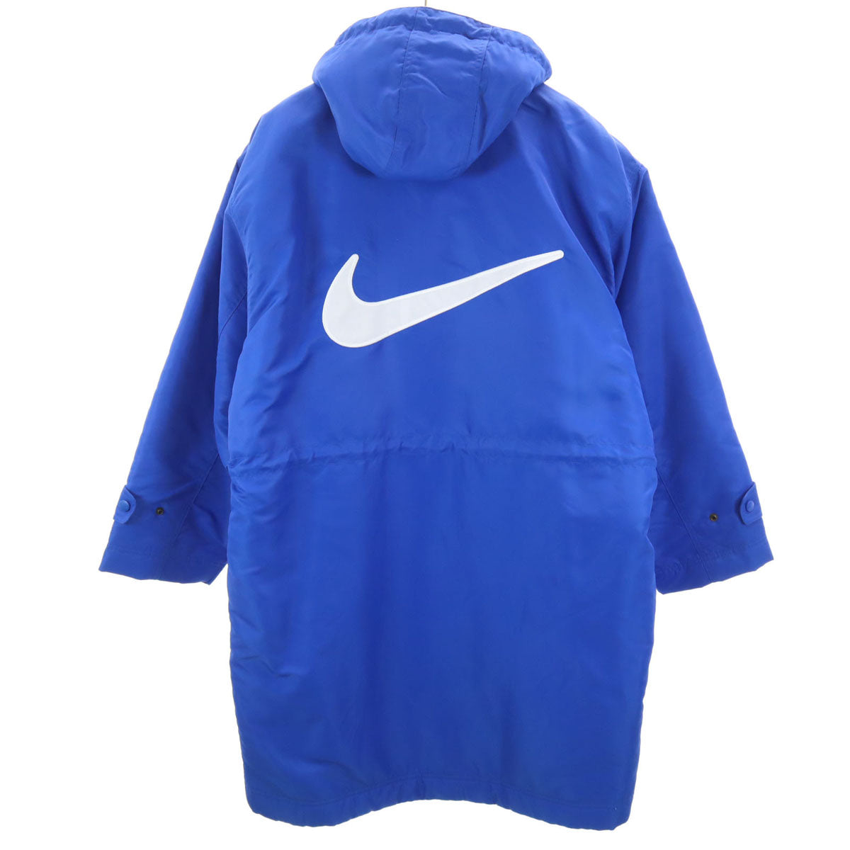 NIKE ナイキ 90s 00s ナイロン オールド ベンチコート M ブルー系 裏ボア メンズ