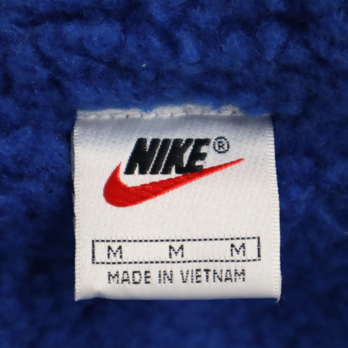 NIKE ナイキ 90s 00s ナイロン オールド ベンチコート M ブルー系 裏ボア メンズ