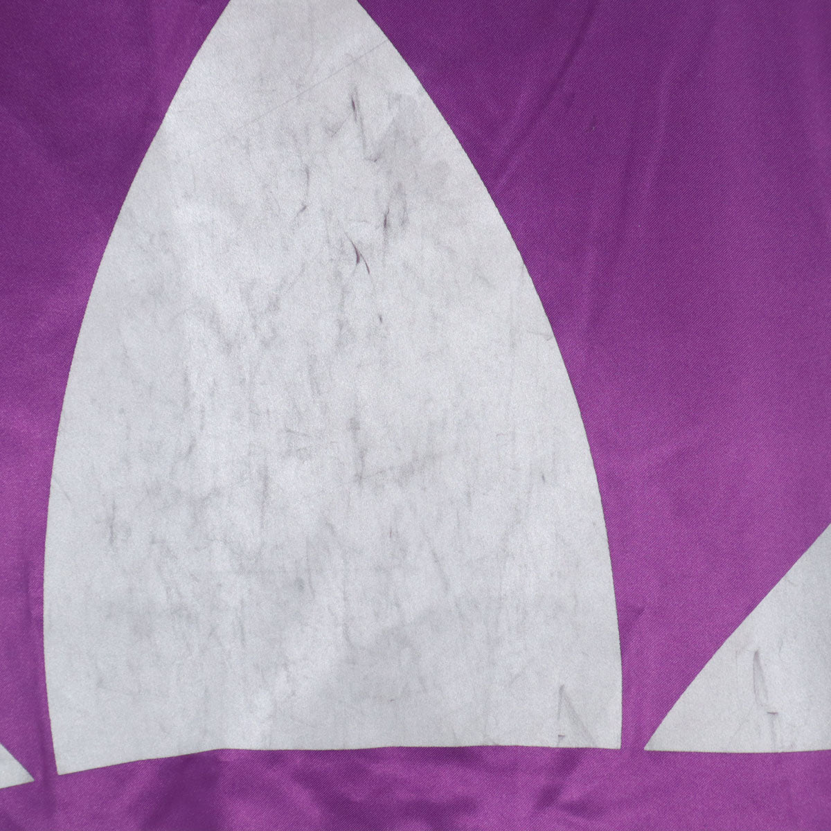 adidas アディダス 80s トレフォイルロゴ デサント製 ヴィンテージ バックプリント ベンチコート M パープル系 裏ボア メンズ