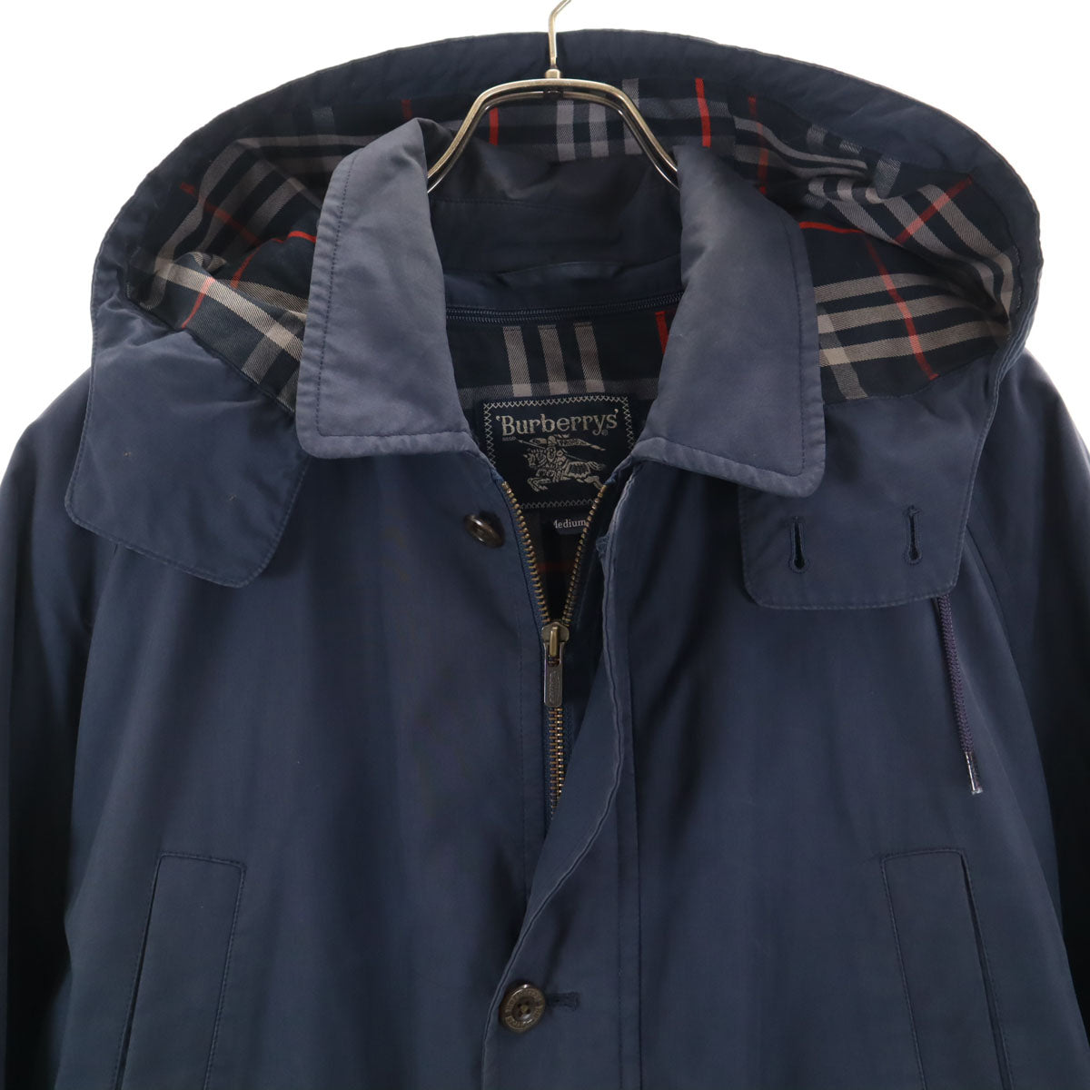 Burberrys バーバリーズ 90s オールド ロングコート M ネイビー系 ダウンライナー メンズ