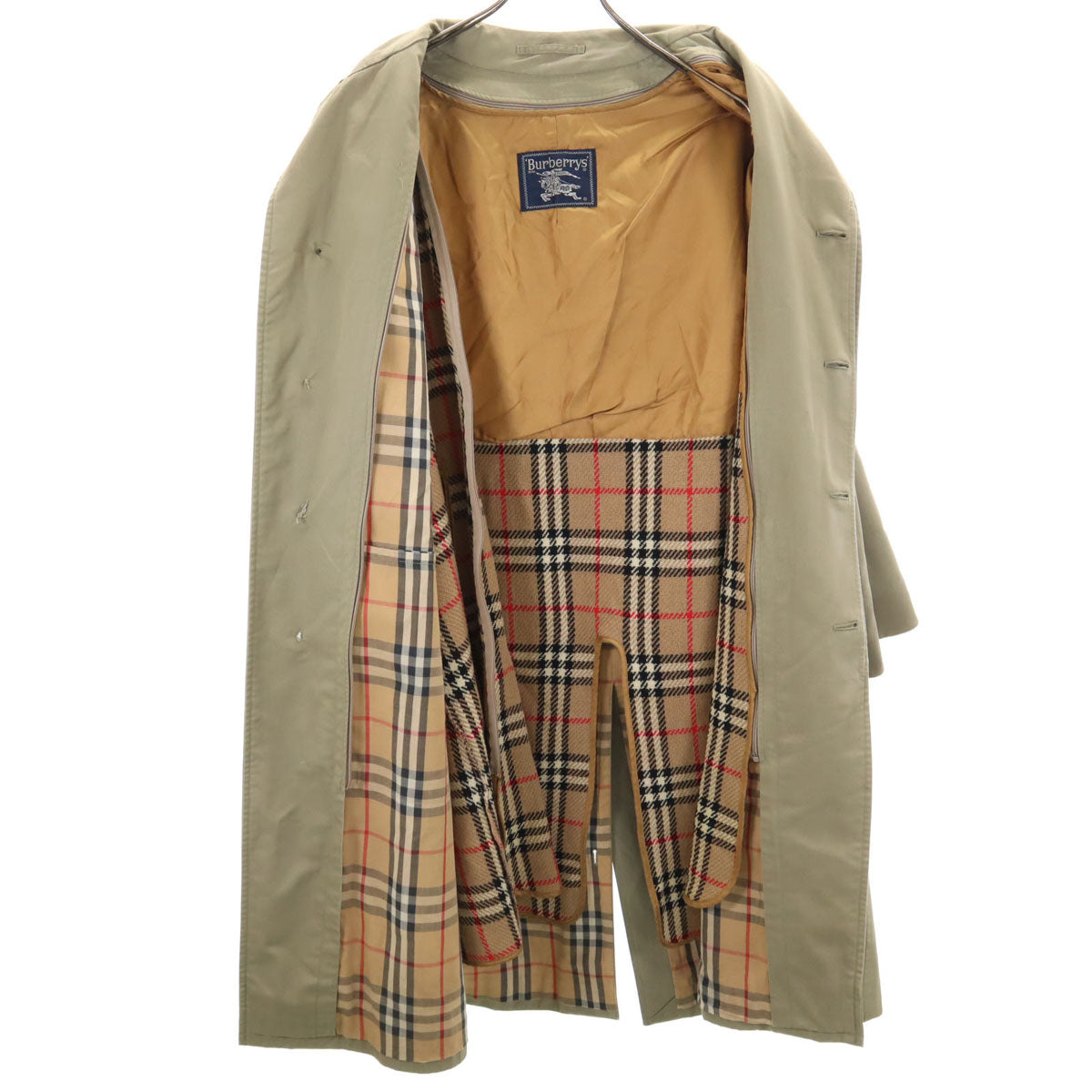 Burberrys バーバリーズ 90s オールド ロングコート ベージュ系 ライナー メンズ