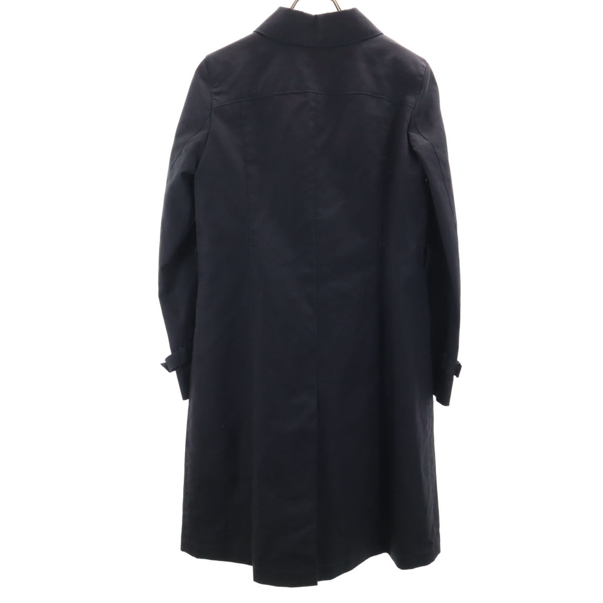 MACKINTOSH PHILOSOPHY マッキントッシュフィロソフィー ステンカラーコート 38 濃紺 中綿ライナー付き レディース