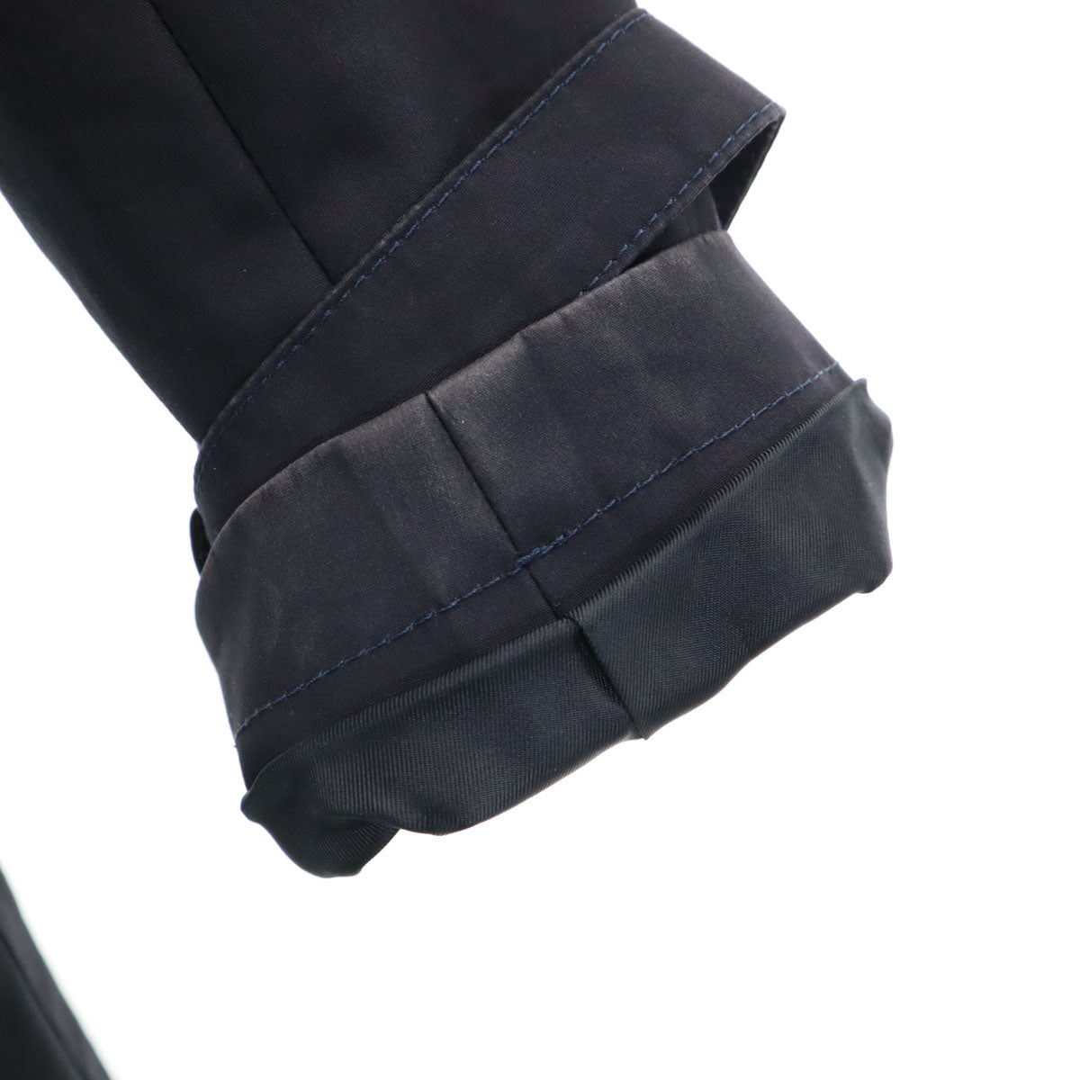 MACKINTOSH PHILOSOPHY マッキントッシュフィロソフィー ステンカラーコート 38 濃紺 中綿ライナー付き レディース