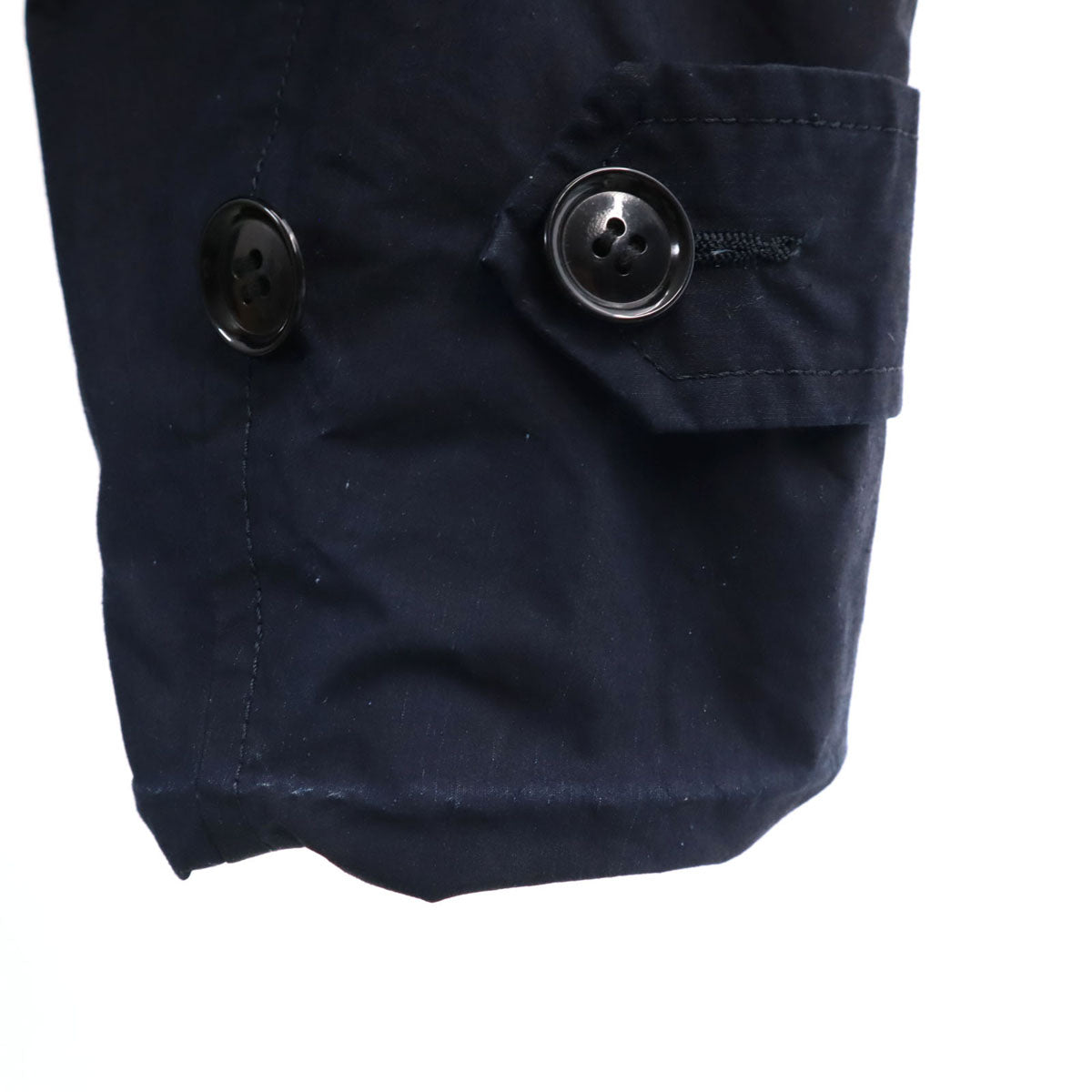 YOUNG&OLSEN ヤングアンドオルセン 日本製 トレンチコート 4 ネイビー レディース