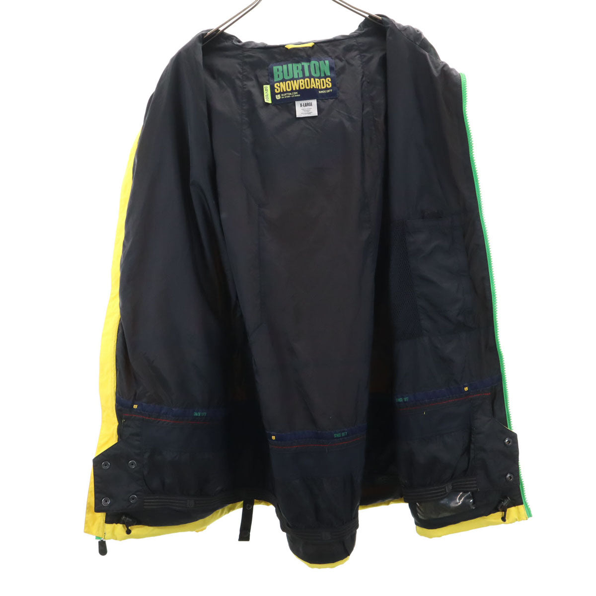 BURTON バートン スノーボード ジャケット XL イエロー スキー メンズ