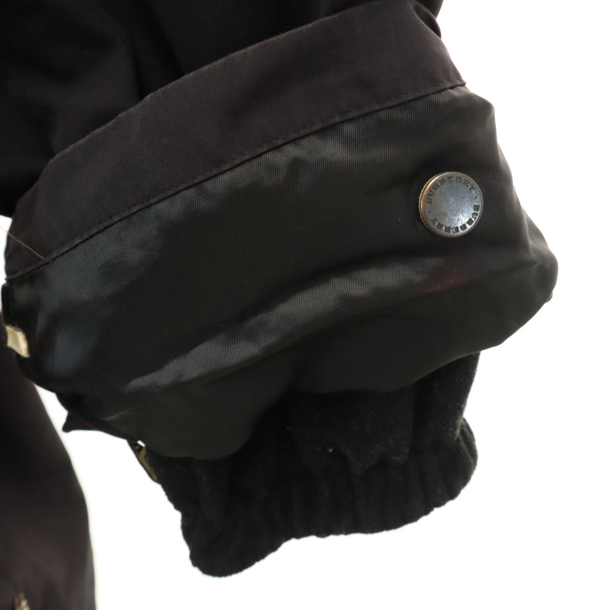 BURBERRY LONDON バーバリーロンドン 日本製 ジャケット 3L ブラック ライナー付き ビッグサイズ 三陽商会 メンズ
