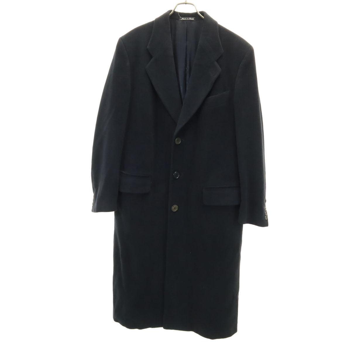 GIORGIO ARMANI LE COLLEZIONI ジョルジオアルマーニ コレツィオーニ 90s イタリア製 オールド ロングコート 44 ブラック メンズ